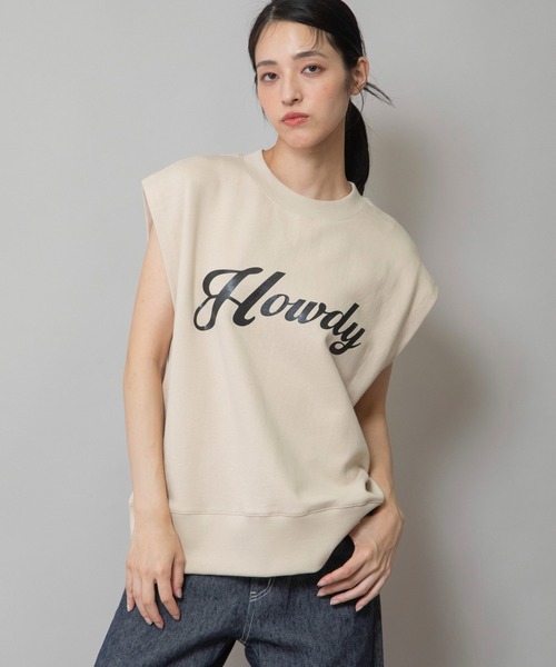 Munich（ミューニック） トレーナー スウェット スリーブレスロゴ