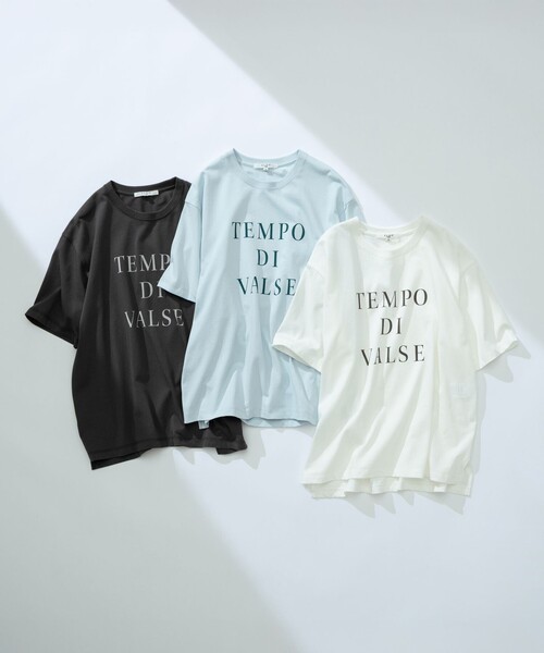 23区 tシャツ 「SLOW/一部店舗限定」MVSコットン ロゴTシャツ