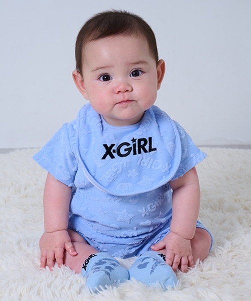 ロンパース・カバーオール R XLARGE KIDS ベビー服 ロンパース バックロゴショートオール