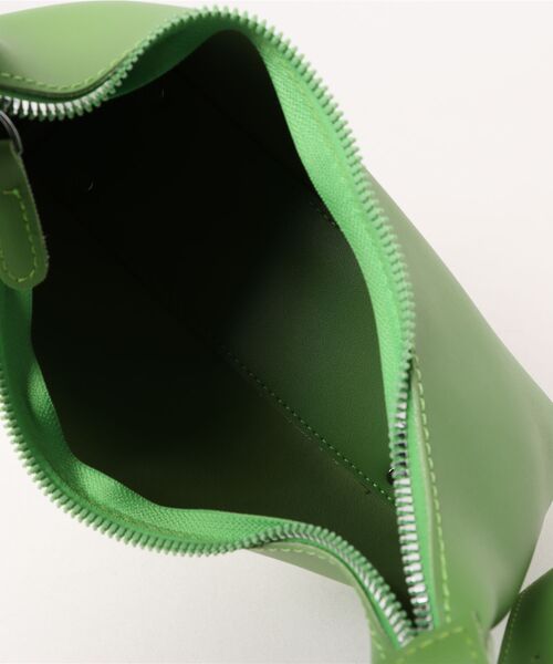 ほぼ未使用】GIANNI NOTARO スウェードワンハンドルバック 緑 ほぼ未