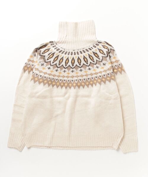 「coen」 タートルネックニット M ネイビー レディース_画像2