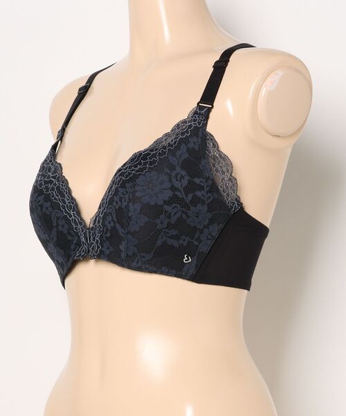 AMOSTYLE ブラジャー 美姿勢サポートブラ ヒーリングウェーブ「C