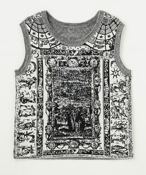 ベスト ジレ (mici)HOROSCOPE JQ. KNIT VEST レディース