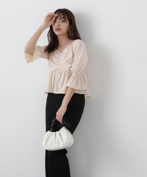 「PROPORTION BODY DRESSING」 長袖ブラウス MEDIUM ブラック レディース PROPORTION BODY DRESSING ブラウス シャツ 2wayフロント