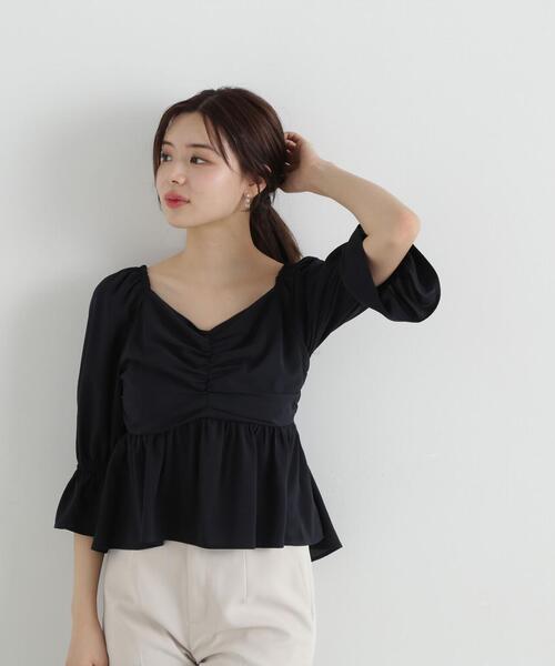 「PROPORTION BODY DRESSING」 長袖ブラウス MEDIUM ブラック レディース PROPORTION BODY DRESSING ブラウス シャツ 2wayフロント