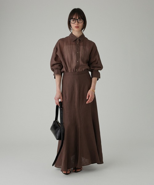 BABYLONE ブラウス BABYLONE ブラウス シャツ バンドカラーシャツ レディース