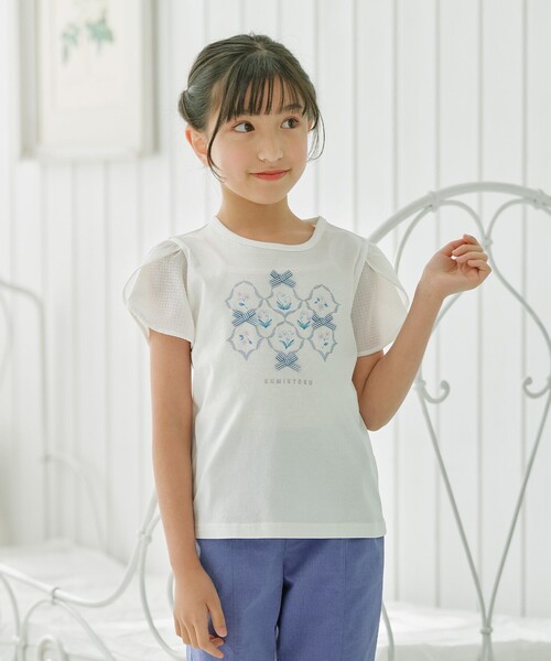 まとめ売り 女の子【150cm】33枚 ブランド多数 子供服 お着替え 春夏服 tシャツ 「150-160cm」スズランプリント Tシャツ キッズ 子供服 女の子