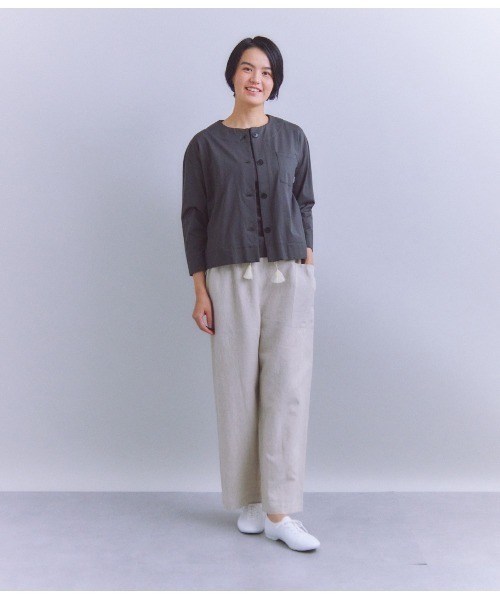 SIPULI / シプリ Lusuter Soft Jersey クルーネックカーディガン SIPULI tシャツ Lusuter Soft Jersey クルーネックカーディガン