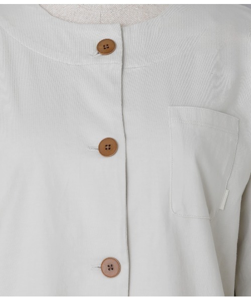 SIPULI / シプリ Lusuter Soft Jersey クルーネックカーディガン セール】Lusuter Soft Jersey クルーネックカーディガン（T