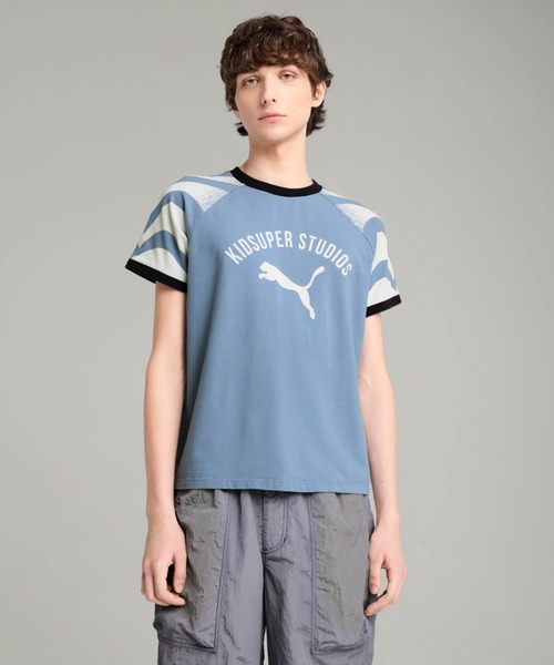PUMA 関税送料込 PUMA x KIDSUPER リンガーTシャツ PUMA tシャツ X KIDSUPER RINGER TEE(プーマ×キッドスーパー