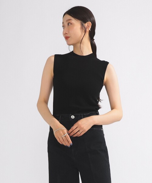Demi-Luxe BEAMS - 【新品】デミルクスビームス　ドッキングサマーニット　ベージュ　レース　未使用タグ Demi-Luxe BEAMS ニット セーター シアー プルオーバー
