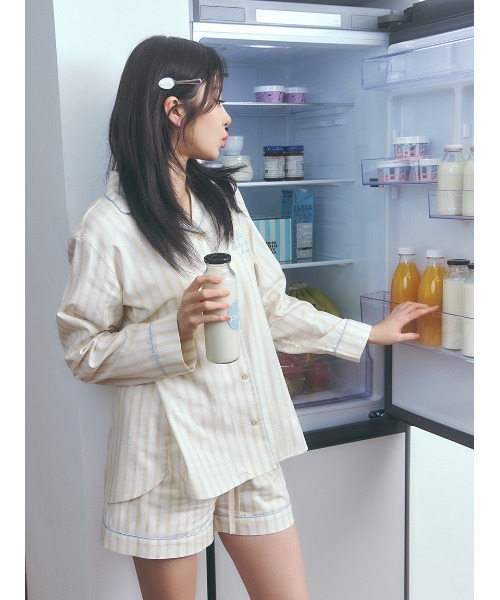 gelato pique パジャマ ルームウェア モーニングストライプ