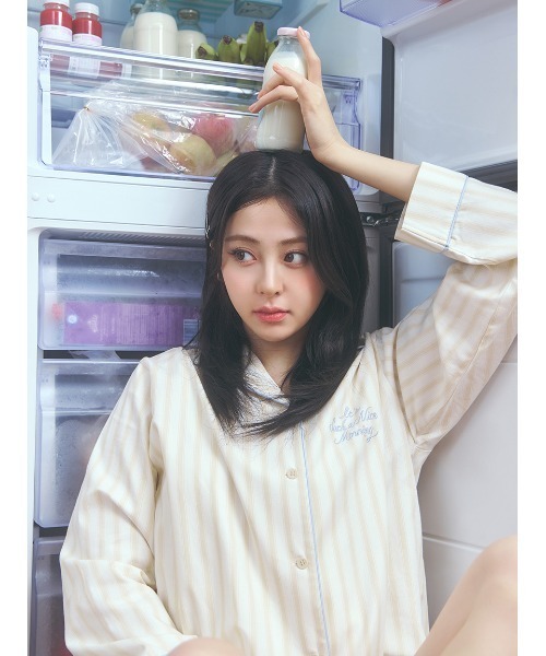 gelato pique パジャマ ルームウェア モーニングストライプ