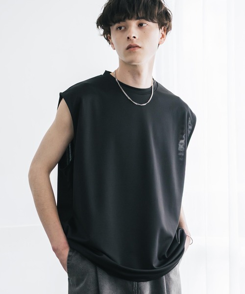 Rocky Monroe タンクトップ 接触冷感 ポンチストレッチビッグ