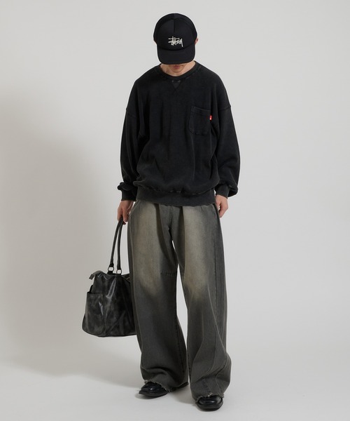 定価3万 DIESEL 正規 メンズ S ロンT ヴィンテージウォッシュ 現行