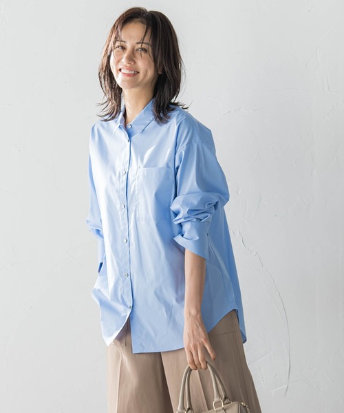 ロートレアモン（LAUTREAMONT）/リラックスフィットシャツ≪洗濯機で洗える≫ LAUTREAMONT（ロートレアモン） ブラウス シャツ リラックスフィット