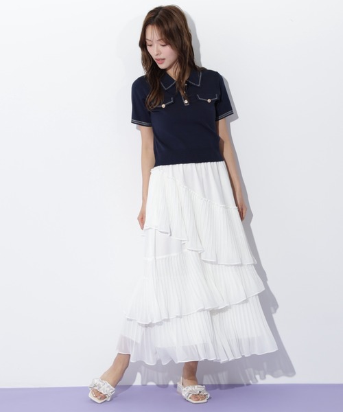 ニット セーター PULL JILL レディース JILL by STUART ニット セーター ステッチポロニット レディース