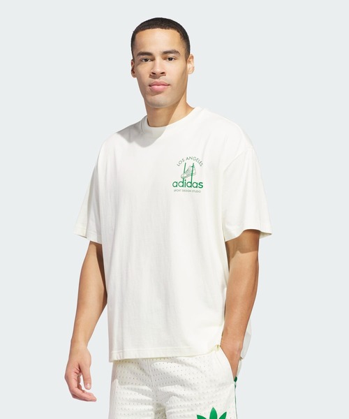 【adidas】ローラースケートグラフィックTシャツ adidas tシャツ Sport Design Studio ジャバーグラフィック 半袖