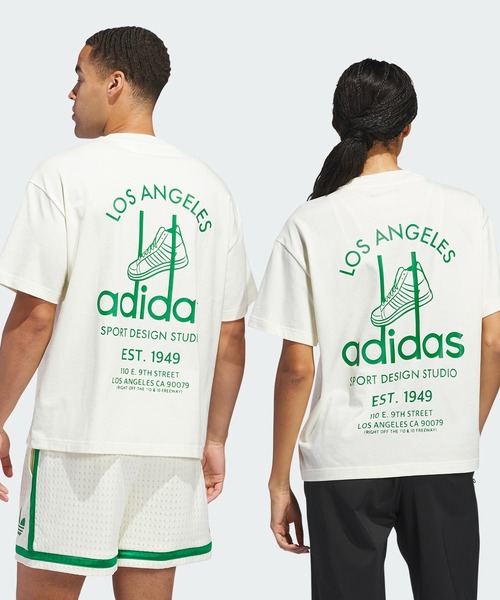 adidasOriginals ランニングツアー グラフィック Tシャツ 送関込 adidasOriginals ランニングツアー グラフィック Tシャツ 送関込