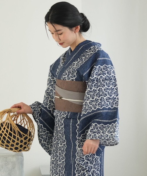 utatane 浴衣 選べる浴衣3点セット utataneオリジナル 国内染色