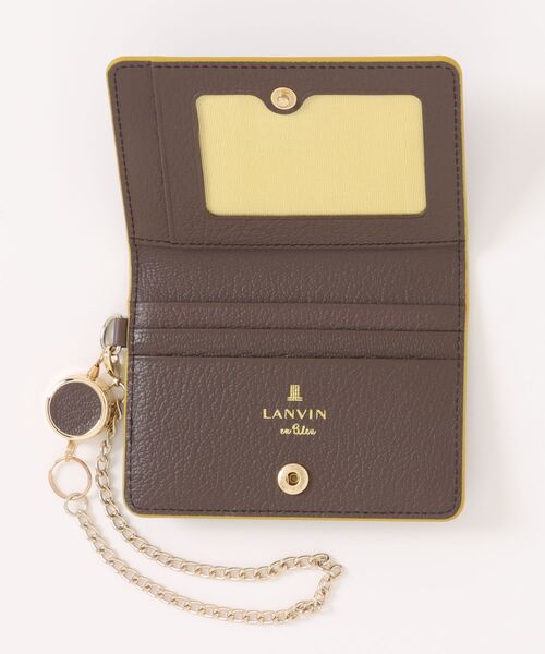 LANVIN en Bleu 財布 リム リール付き2面パスケース レディース