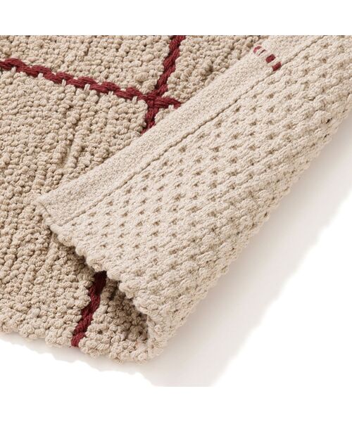 Francfranc（フランフラン） ラグ ラグマット ブークレ ウィンドウペン