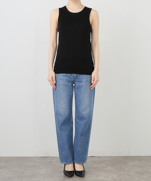タンクトップ ノースリーブ Mer-Cottonセーターマシーン ノースリーブ レディース IENA タンクトップ ノースリーブ Mer-Cotton セーターマシーン