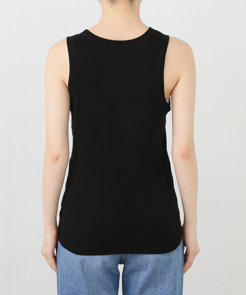 タンクトップ ノースリーブ Mer-Cotton セーターマシーン アメスリトップス レディース IENA タンクトップ ノースリーブ Mer-Cotton セーターマシーン