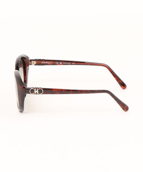 サルバトーレフェラガモ　サングラス　ガンチーニ　オーバル　ブラウン　ケース類付き 中古・古着通販】Salvatore Ferragamo (サルヴァトーレ