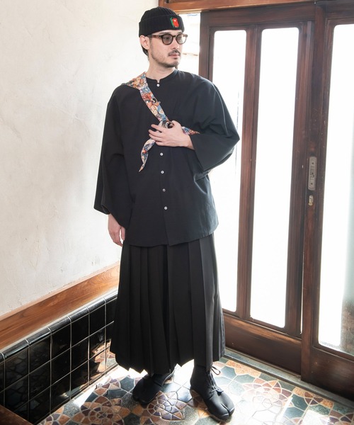 カヤ パンツ 「カヤ」夜趣 袴ならいメンズパンツ メンズ レディース