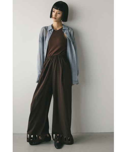 スタイルミキサー（STYLEMIXER）/ヘムホールリラックスパンツ STYLEMIXER（スタイルミキサー） パンツ ヘムホールリラックスパンツ