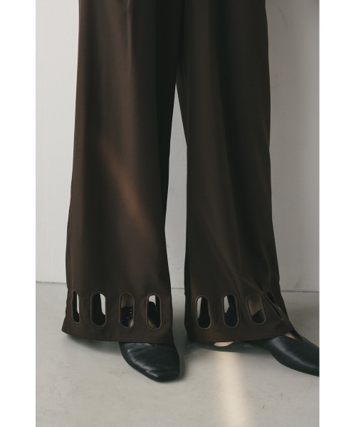 STYLEMIXER（スタイルミキサー） パンツ ヘムホールリラックスパンツ