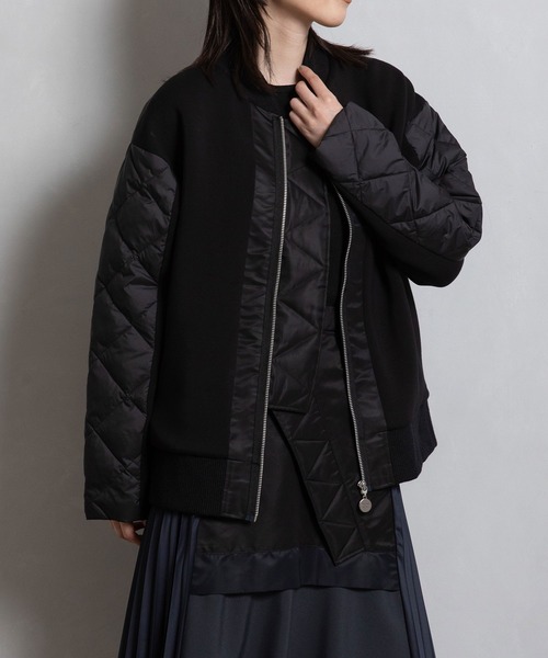 「MARECHAL TERRE」 ダウンコート MEDIUM ベージュ レディース_画像2