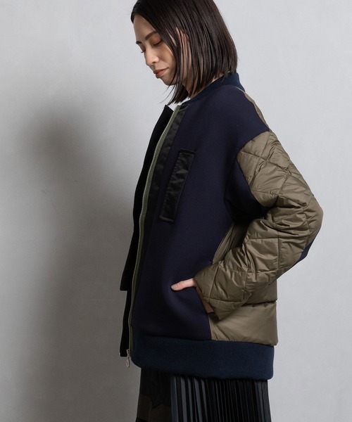 「MARECHAL TERRE」 ダウンコート MEDIUM ベージュ レディース_画像3