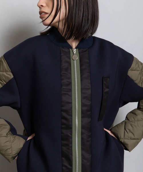 「MARECHAL TERRE」 ダウンコート MEDIUM ベージュ レディース_画像8