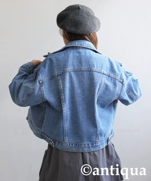アンティカ デニム　モッズコート フード付き 楽天市場】デニム モッズコート コート レディース アウター 送料無料