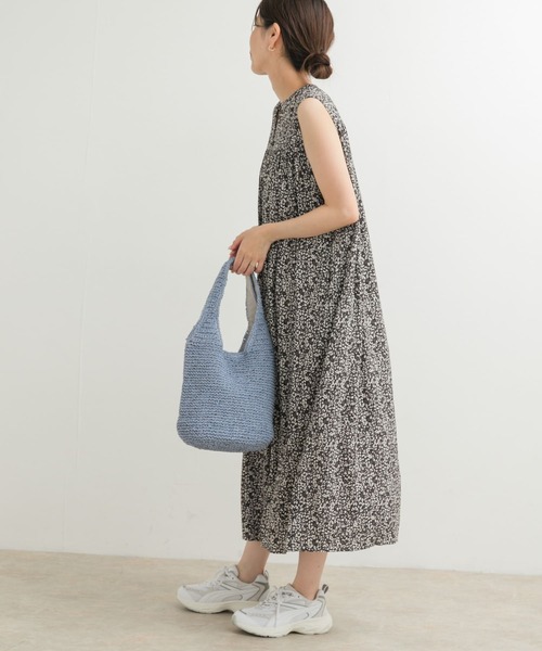 美品⭐︎URBAN RESEARCH DOORS 小花柄ノースリーブワンピース URBAN RESEARCH DOORS ワンピース 小花柄ノースリーブワンピース