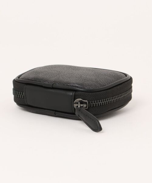 COACH ポーチ クリップ オン ポーチ・シグネチャー キャンバス