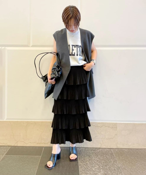 JOURNAL STANDARD L’ESSAGE フリルスカート journal standard L'essage 「journal L'essage」 フリル
