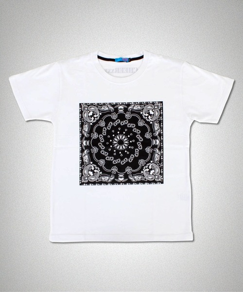 CHEER（チアー） tシャツ 半袖 ペイズリーバンダナ柄BIGTEE レディース