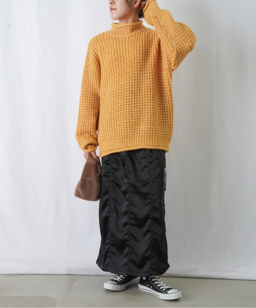 LADY LUCK LUCA 「LUCA/LADY LUCA」 長袖ニット FREE サックスブルー