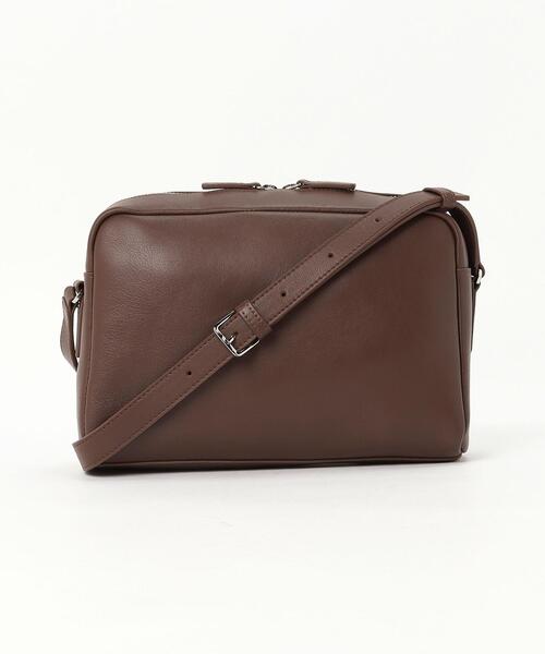 agnès b. ブラウンショルダーバッグ 中古・古着通販】agnes b (アニエスベー) ショルダーバッグ