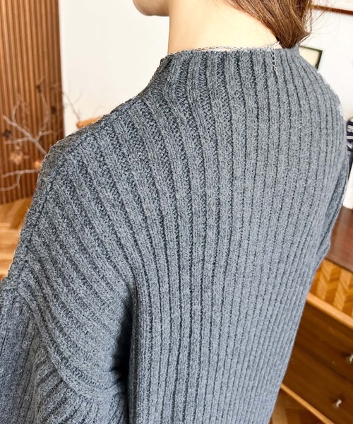 moment+ ワンピース ボトルネックニットワンピース : ZOZOTOWN Yahoo