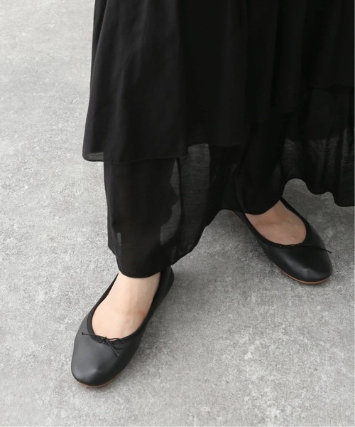 「SLOBE IENA」 「bonitas」フラットパンプス 22.5cm ゴールド レディース