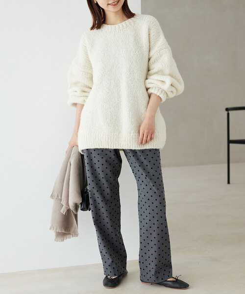 「SLOBE IENA」 「bonitas」フラットパンプス 22.5cm ゴールド レディース