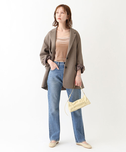 「SLOBE IENA」 「bonitas」フラットパンプス 22.5cm ゴールド レディース