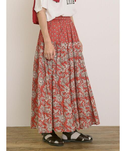 Samansa Mos2（サマンサモスモス） スカート インドボイル柄アソート