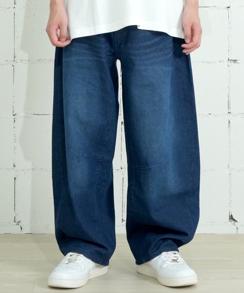 THE MILES ワイドパンツ パンツ バレルレッグイージーパンツ メンズ