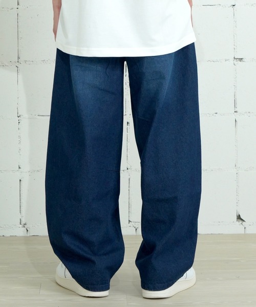 THE MILES パンツ バレルレッグイージーパンツ メンズ レディース