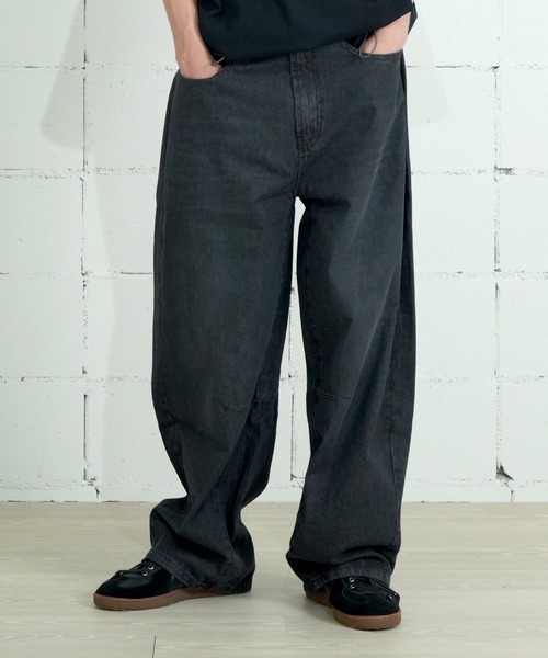 THE MILES パンツ バレルレッグイージーパンツ メンズ レディース